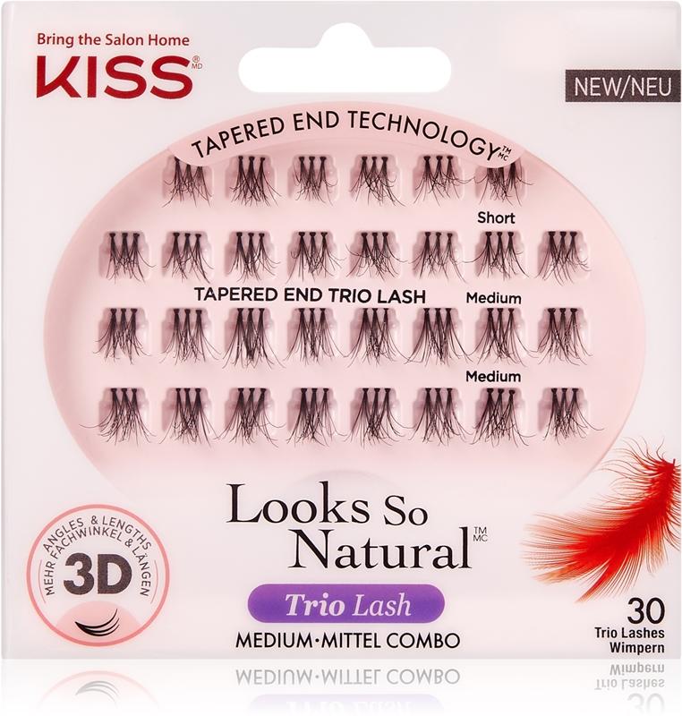 KISS KISS Look So Natural ciglia finte a ciuffi con nodo Promozione