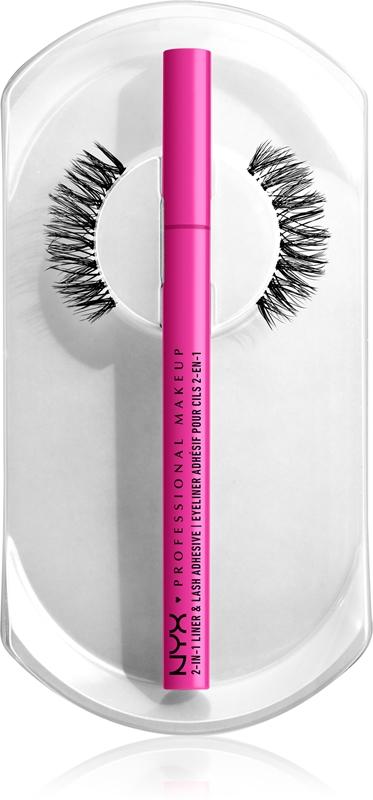 NYX Professional Makeup NYX Professional Makeup Jumbo Lash ciglia finte con colla e applicatore In Vendita
