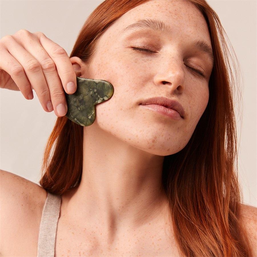 GLOV Massaggio del viso Stone Green Jade Prezzo Ridotto