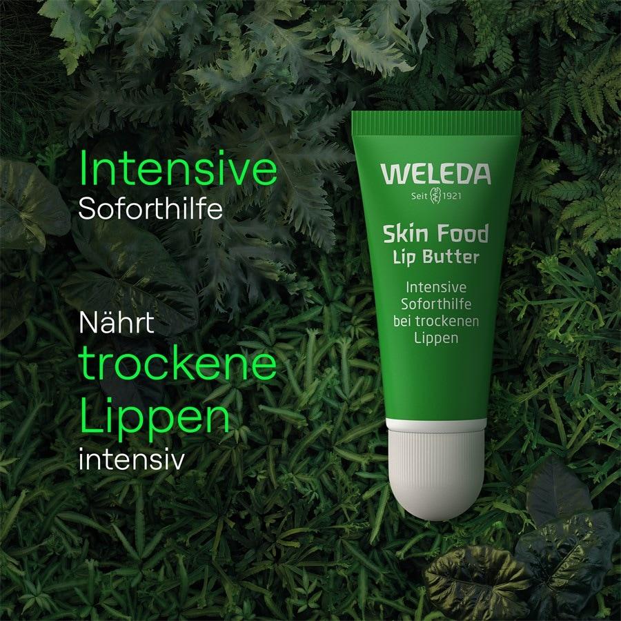 Weleda Cura degli occhi e delle labbra Aiuto immediato e intensivo per labbra secche e screpolate Skin Food Lip Butter Consegna Veloce