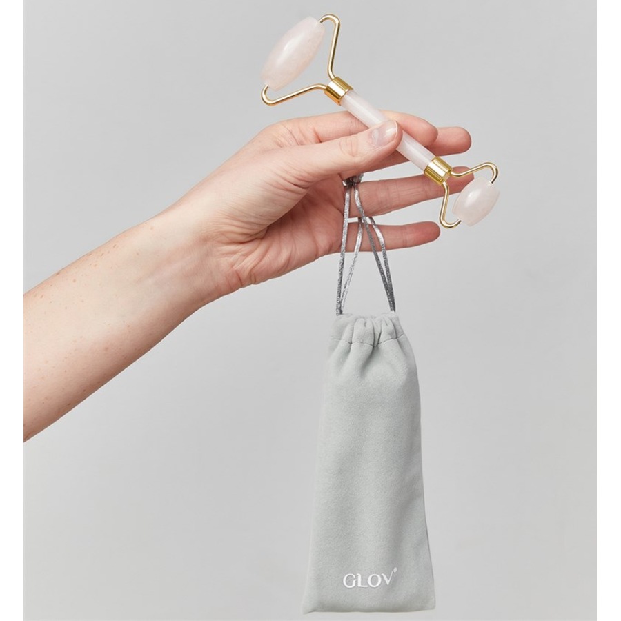 GLOV Massaggio del viso Facial Roller Pink Quartz In Saldo