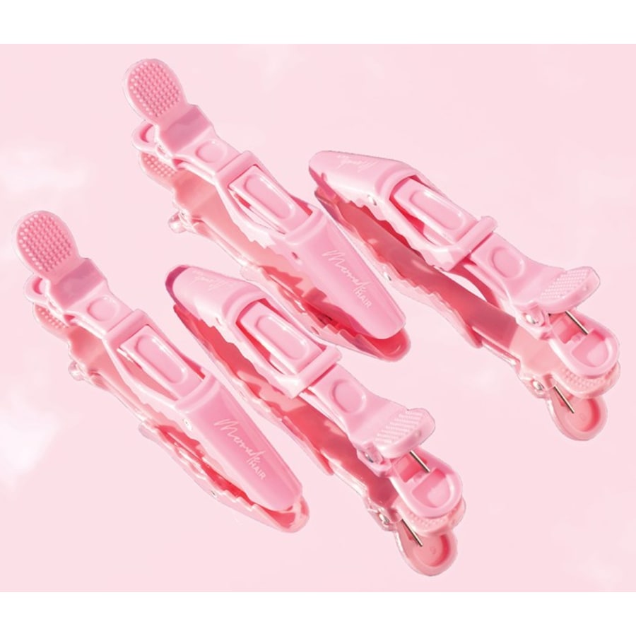 Mermade Hair Clips Grip Clips Pink In Linea