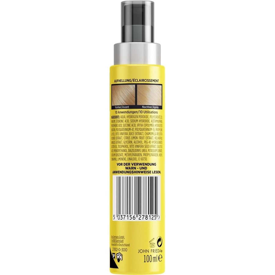 John Frieda Go Blonder Go Blonder Spray schiarente biondo graduale Nuova