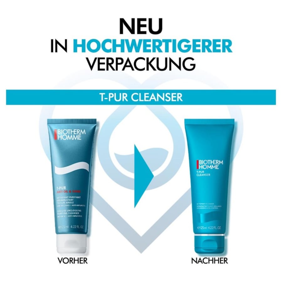 Biotherm Homme T-Pur Detergente anti-grasso e anti-riflesso Offerta speciale della fabbrica