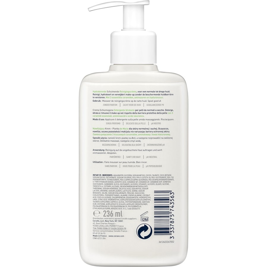 CeraVe Normal to dry skin Cream-schiuma pulizia Sconto