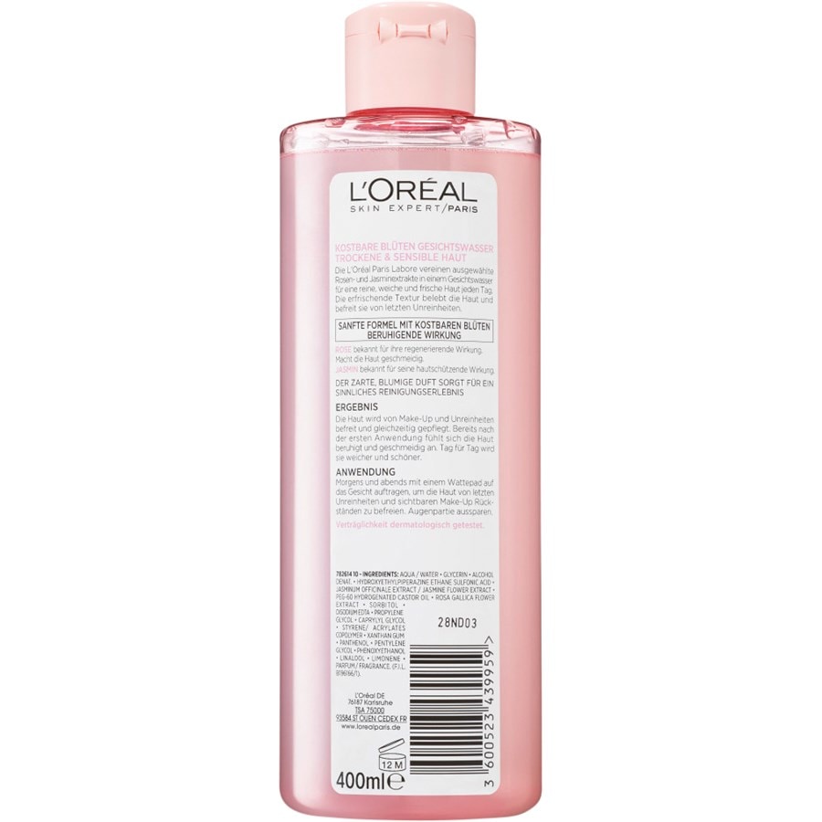 L’Oréal Paris Cura idratante Prezioso tonico per il viso ai fiori Vendita Calda