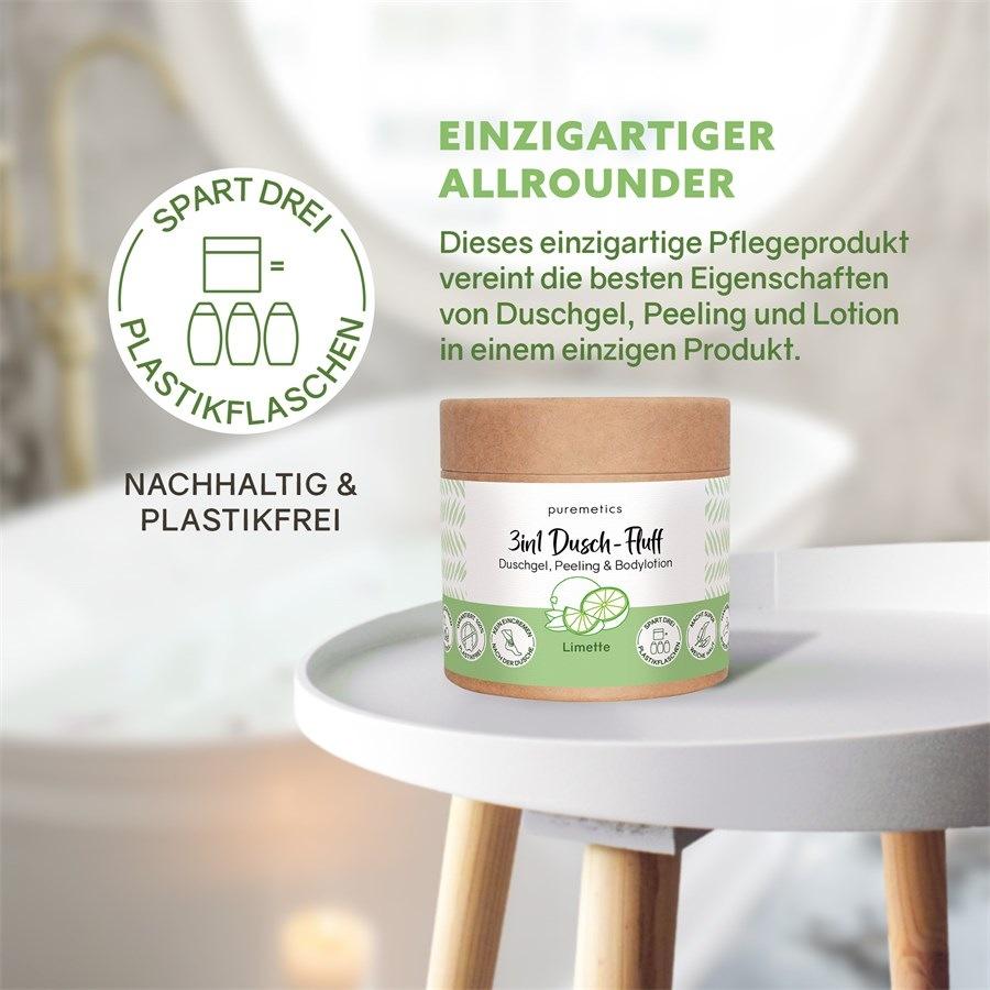 puremetics Peelings & Masks Scrub al sale e calce No10 Mousse doccia 3 in 1 Offerta per la Festa della Mamma