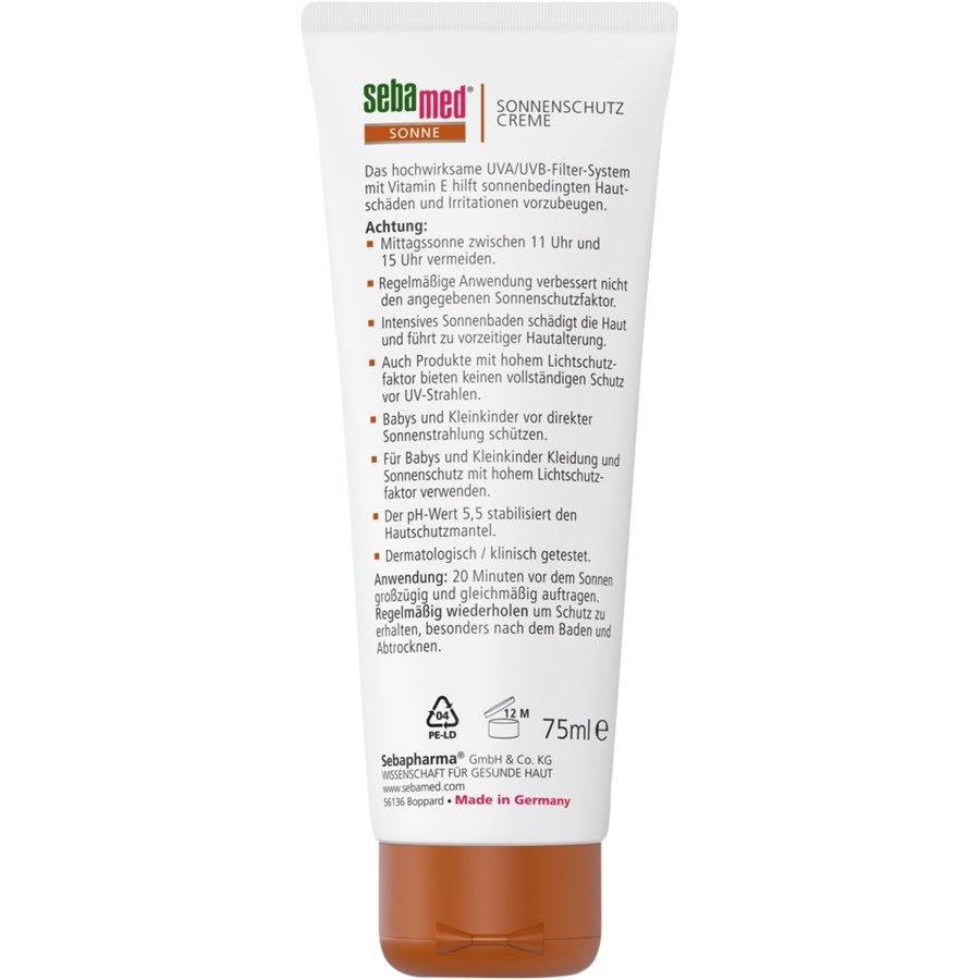 sebamed Sole e protezione Sistema di protezione solare a 4 livelli con filtro UVA/UVB Crema di protezione solare Promozione temporanea
