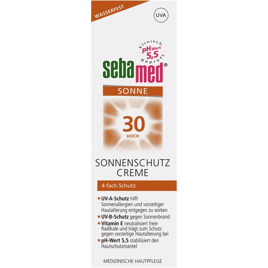 sebamed Sole e protezione Sistema di protezione solare a 4 livelli con filtro UVA/UVB Crema di protezione solare Promozione temporanea