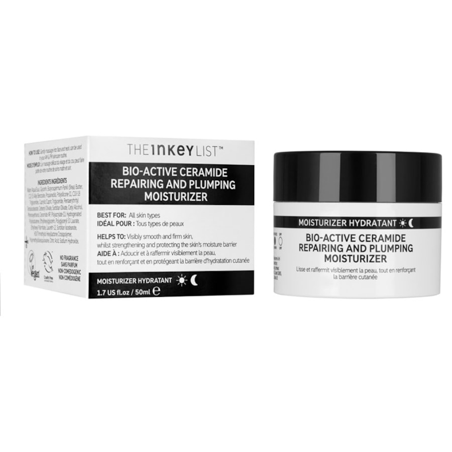 The INKEY List Creme idratanti Bio-Active Ceramide Repairing and Plumping Moisturizer Outlet