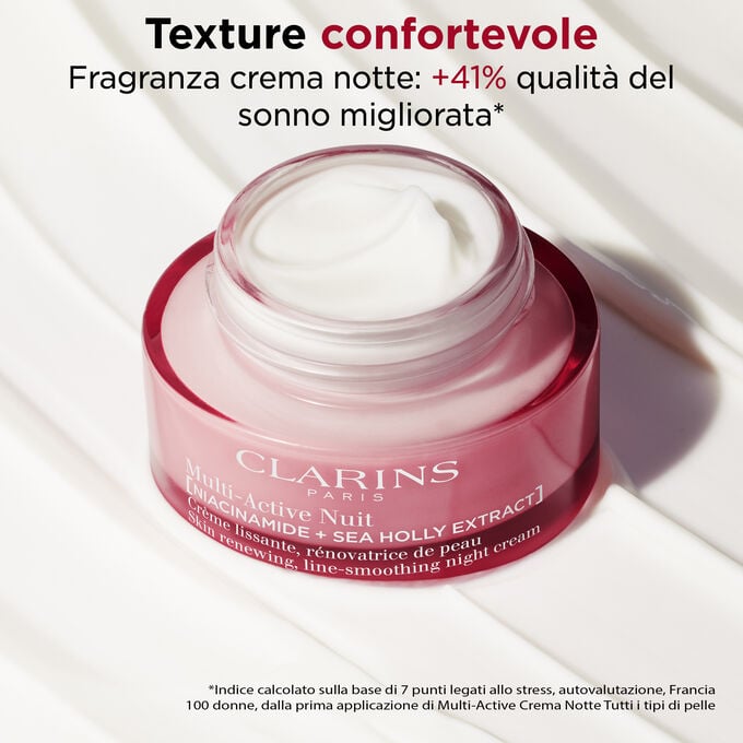 Clarins Multi-Active Crema Notte per Tutti i Tipi di Pelle