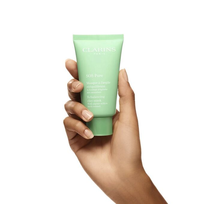 Clarins Maschera riequilibrante all'argilla Sostegno trimestrale