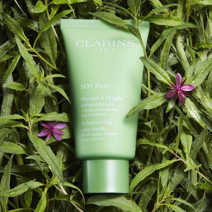 Clarins Maschera riequilibrante all'argilla Sostegno trimestrale