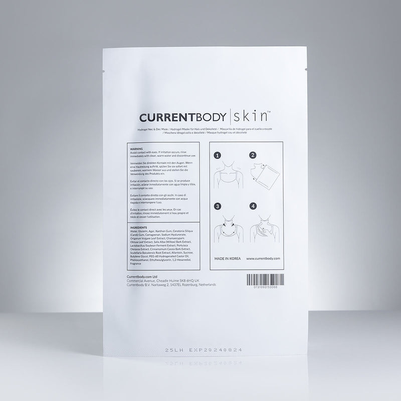 GWP GRATIS Maschera Collo e Décolleté Idrogel CurrentBody Skin 2025