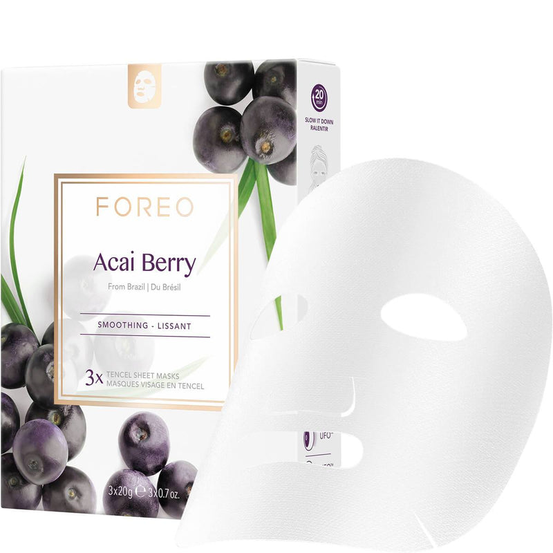 FOREO Acai Berry Firming Sheet Face Mask Vendita Calda