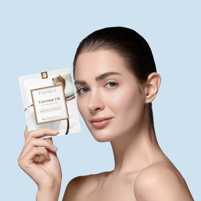 FOREO Coconut Oil Nourishing Sheet Mask Spedizione Gratuita
