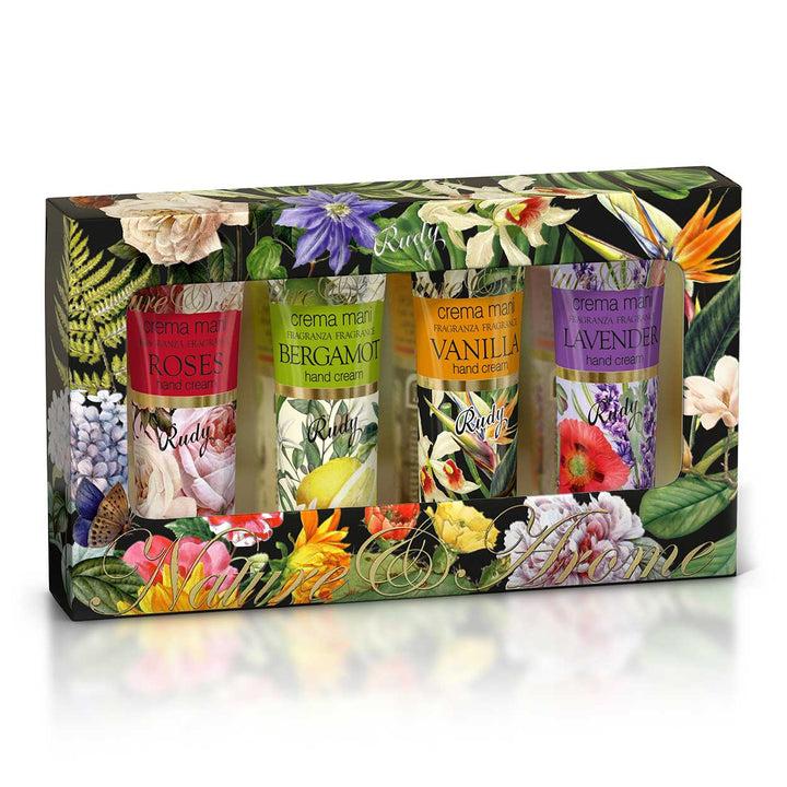 Rudy Profumi Confezione regalo 4 Creme Mani da 30 mLNature&AromeFragranze assortite 2025