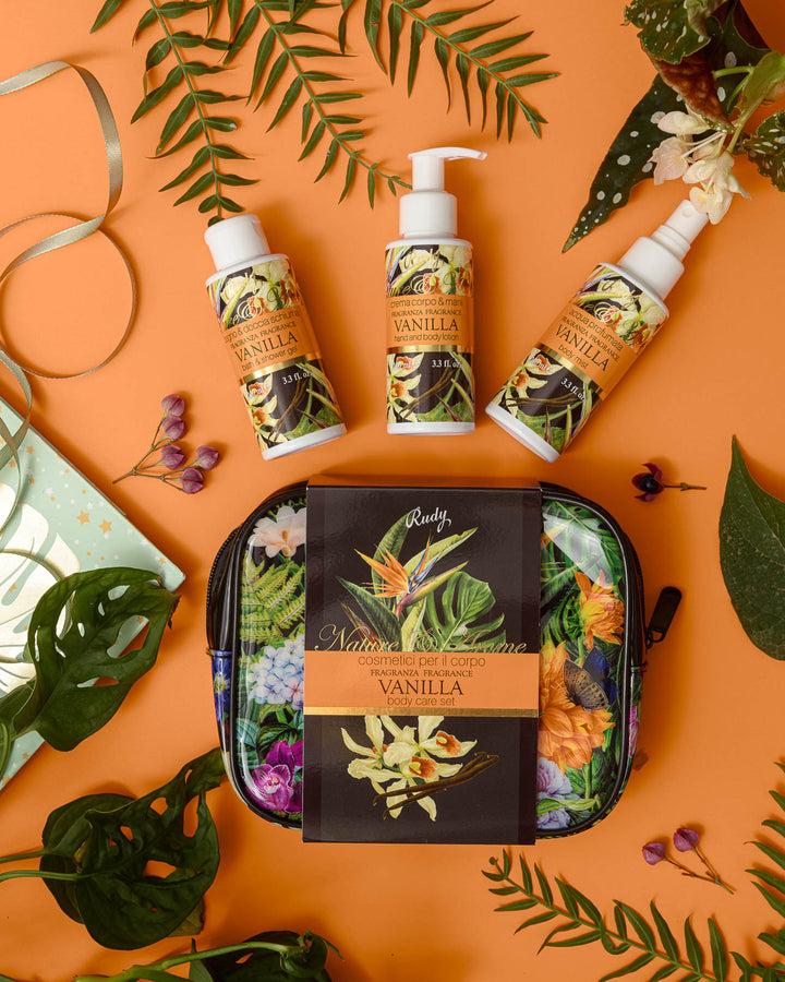 Rudy Profumi Pochette con Bagno & Doccia Schiuma Crema Corpo Acqua Profumata 100 mLNature&AromeLinea Vanilla Pezzi Unici