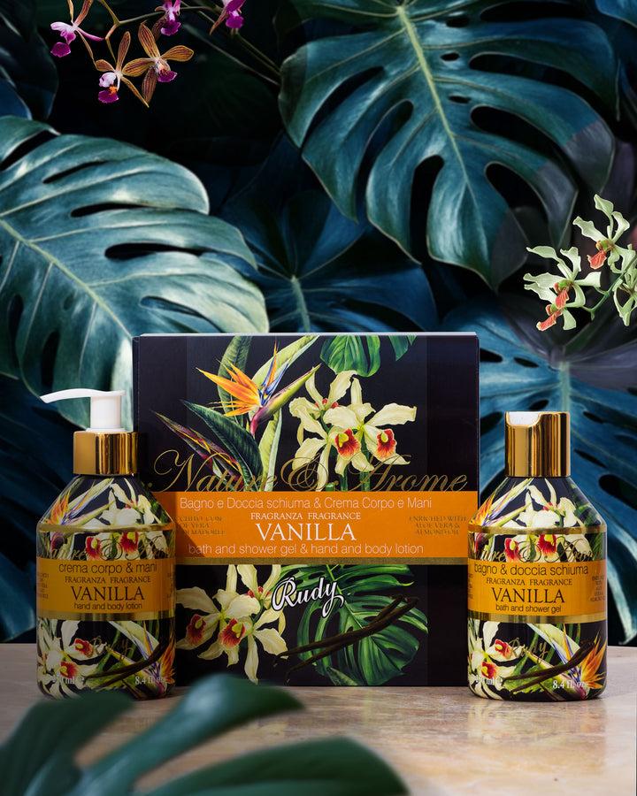 Rudy Profumi Scatola regalo con Crema Corpo & Mani + Bagno & Doccia Schiuma 250 mLNature&AromeLinea Vanilla Acquista Ora