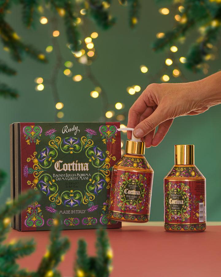 Rudy Profumi Scatola regalo con Crema Corpo & Mani + Bagno & Doccia Schiuma 250 mLEdizione limitataCortina Presa
