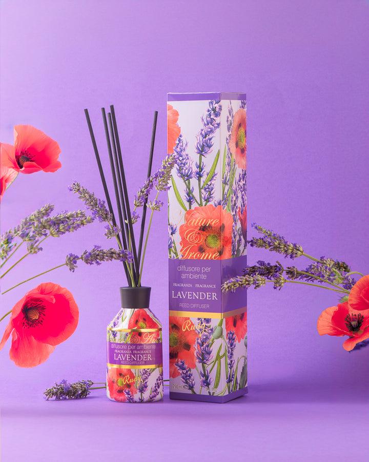 Rudy Profumi Diffusore per Ambiente 250 mL + BacchetteNature&AromeLinea Lavender Promozione temporanea