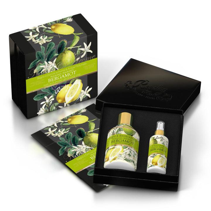 Rudy Profumi Scatola regalo con Bagno & Doccia Schiuma 250 mL + Acqua Profumata 100 mLNature&AromeLinea Bergamot Spedizione Gratuita