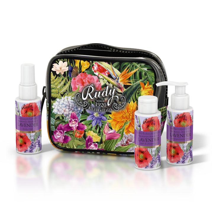 Rudy Profumi Pochette con Bagno & Doccia Schiuma Crema Corpo Acqua Profumata 100 mLNature&AromeLinea Lavender Promozione temporanea