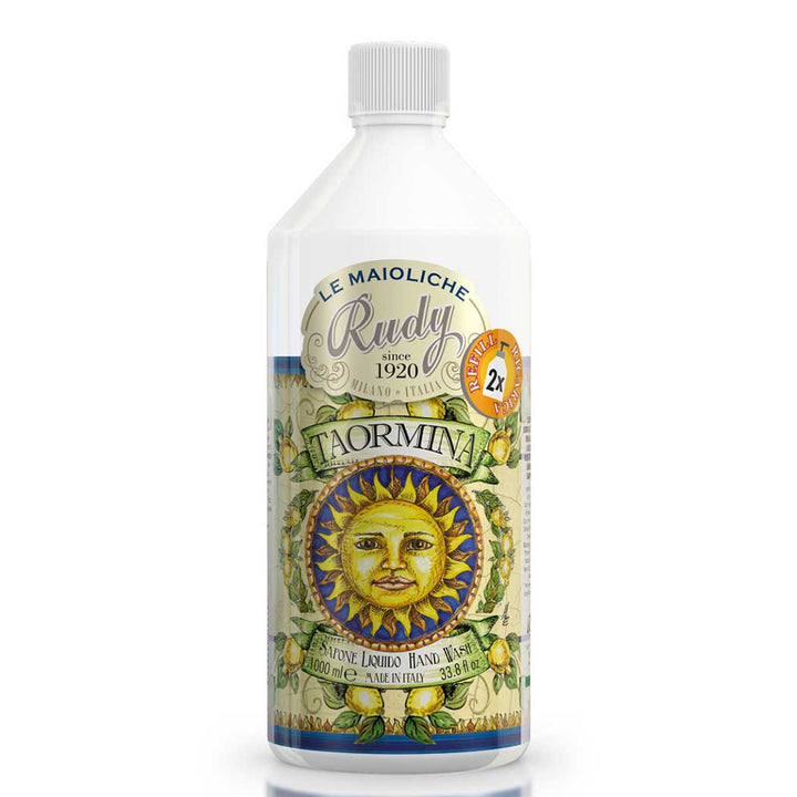Rudy Profumi Ricarica sapone liquido mani da 1000 mLPera e vanigliaLinea Taormina Promozione