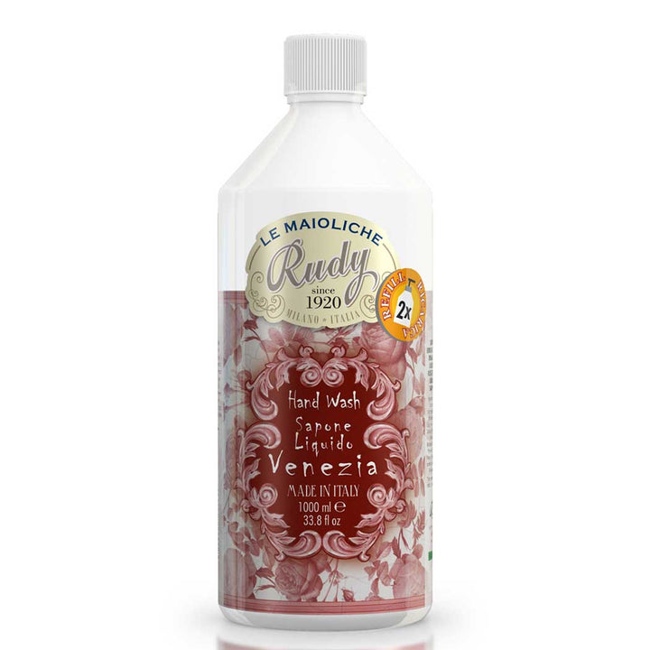 Rudy Profumi Ricarica sapone liquido mani da 1000 mLlimone dolce lampone e ambraLinea Venezia Spedizione Gratuita